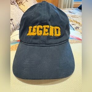 Legend Hat by Goodfellow & Co. Adult Adjustable Strapback Navy/gold embroidery